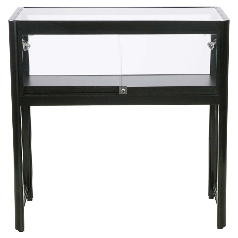 Vitrine, Showcase Desk Duo, LED-Licht, mit Schloss