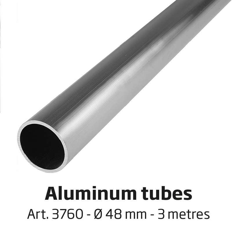 Bannerdisplay, Draußen, Wandmontage, Banner Tube Wall Frame, Aluminiumrohr 0.3 mm Ø 48 mm