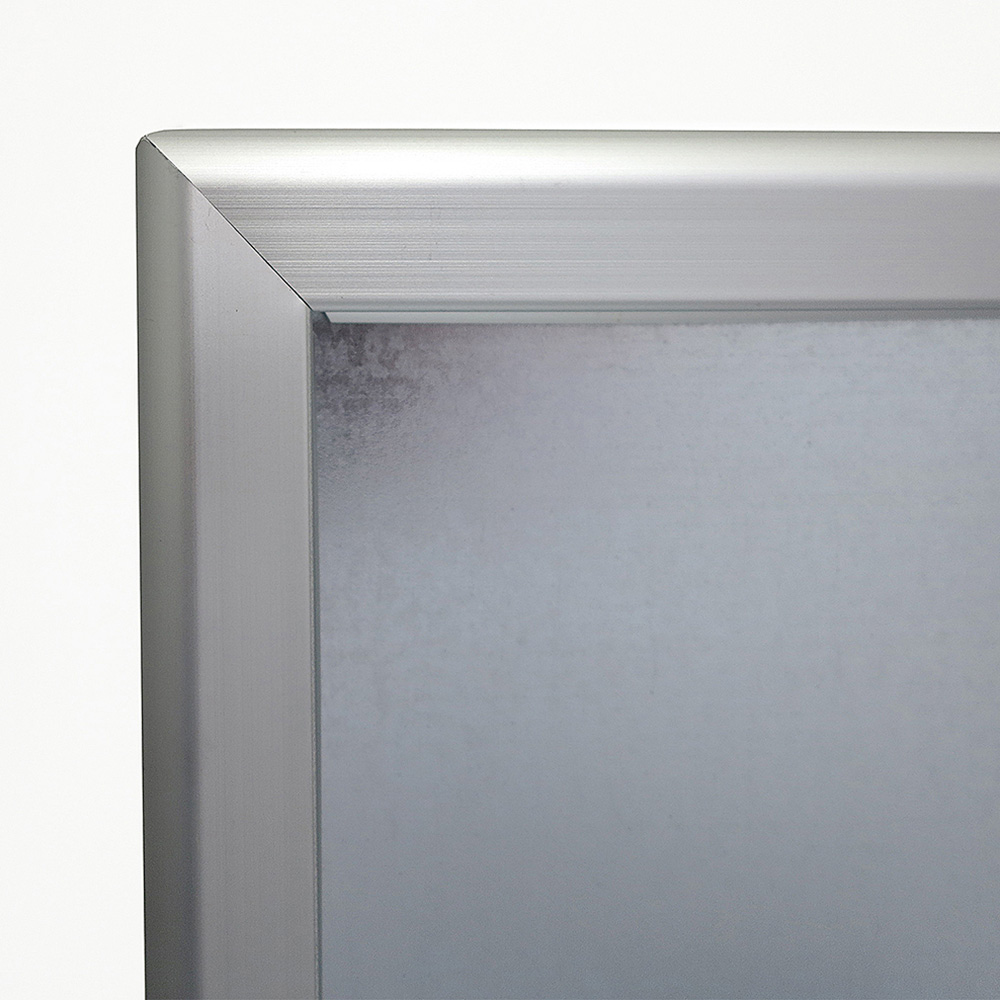 Kundenstopper, Alu-Line Standard, 32 mm, Silber