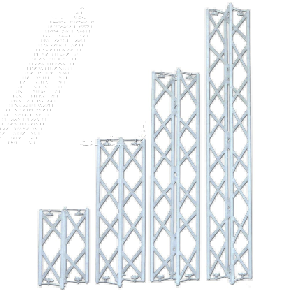 CROWN TRUSS 15 L-shape wall 3 x 3 m, Schwarz
