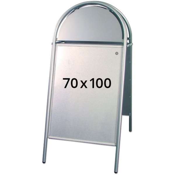 Kundenstopper, Gotik Original, Silber