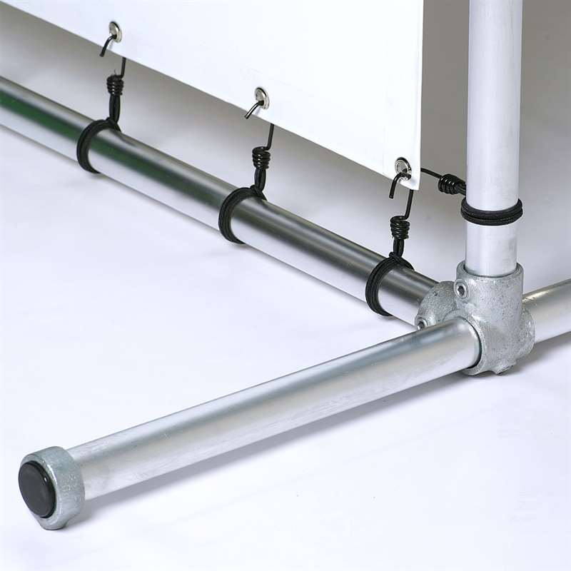 Bannerdisplay, Draußen, Banner Tube Freestanding, Aluminiumrohr 0.3 mm Ø 48 mm