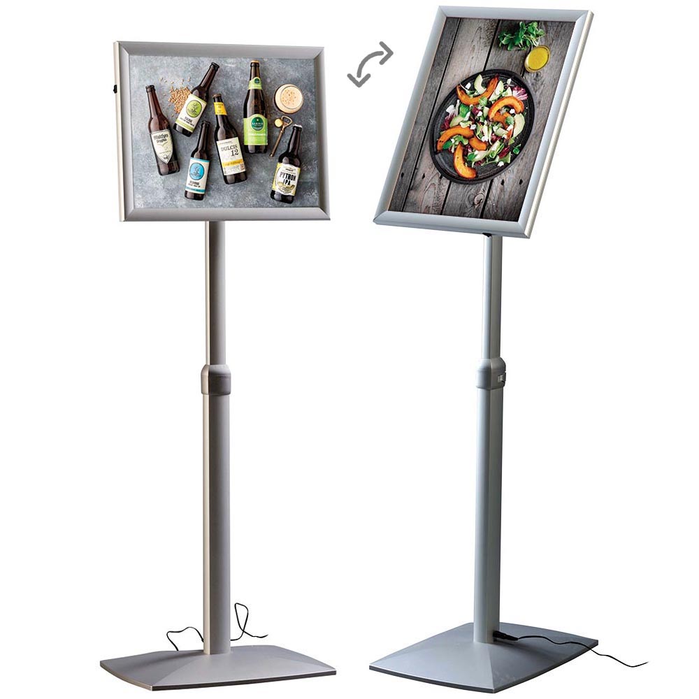 Led Infoständer, Menu
