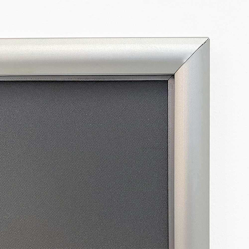 Klapprahmen, 15 mm Aluminiumprofil, Silber