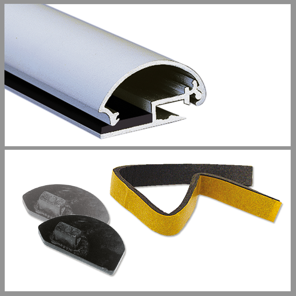 Posteraufhänger, Poster-Line Set, 26 mm Aluminiumprofil