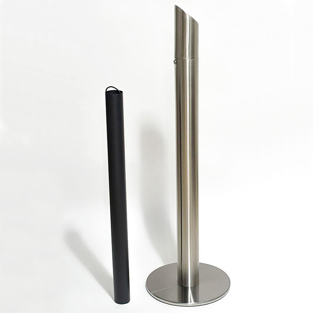 Aschenbecherständer, 113 cm, Edelstahl
