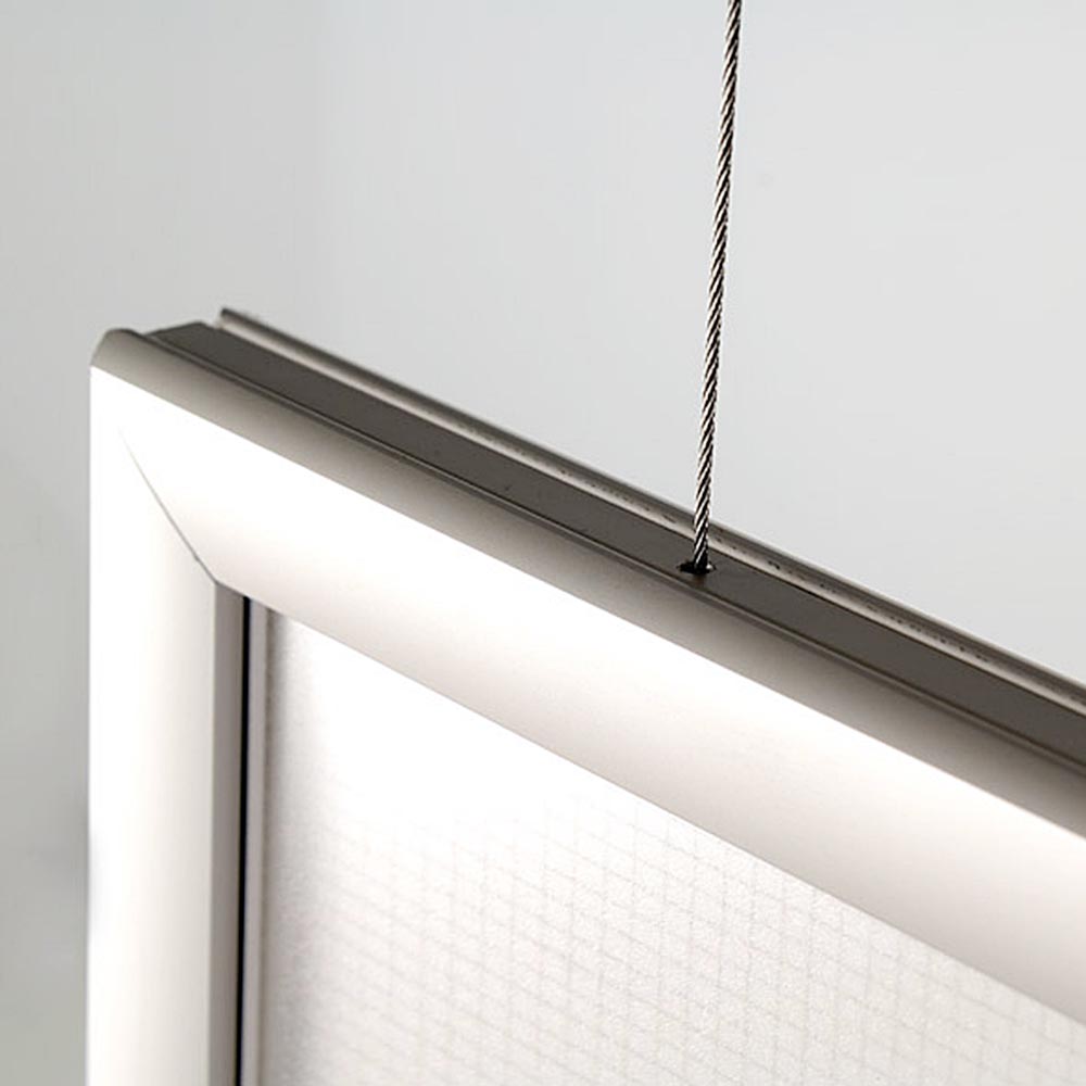 Led-Rahmen, Doppeltseitig, Horizontal