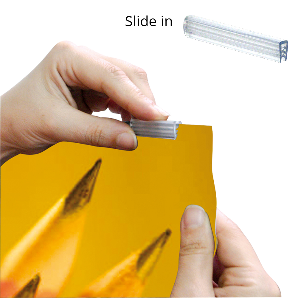 Posteraufhänger, Profile Double, 20 mm Aluminiumprofil