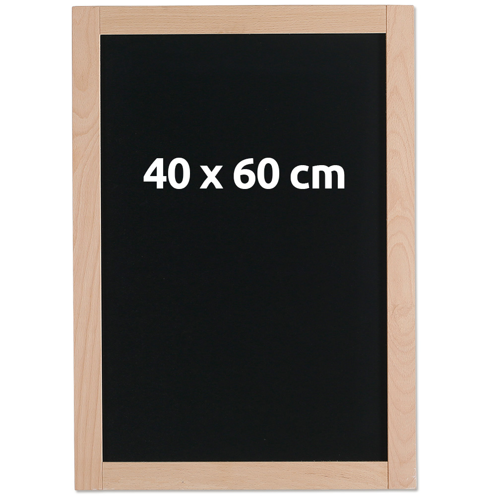 Kreidetafel für Die Wand, Schwarz, 38 mm Holzrahmen