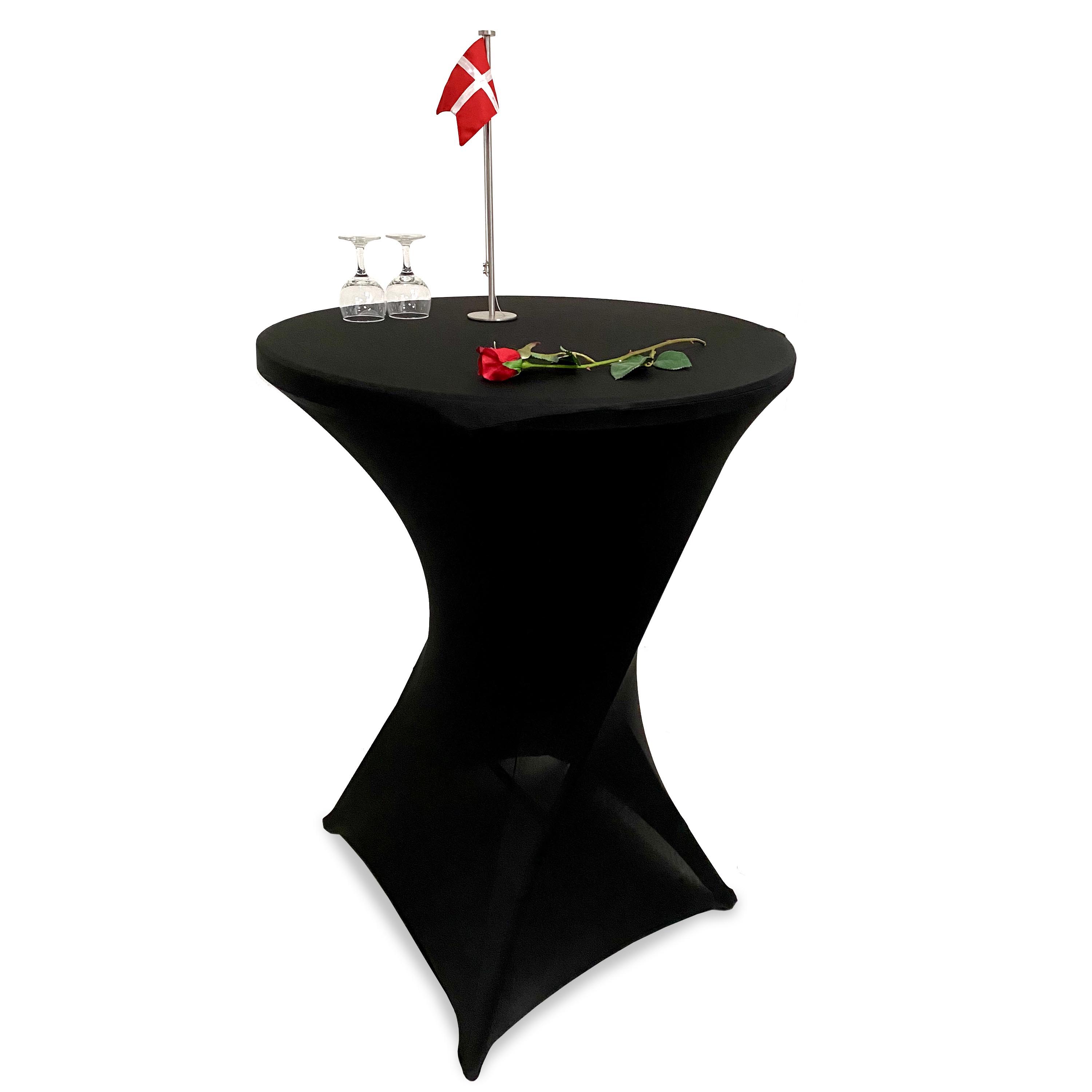 Messetheke, Event Table, 110 cm hoch, Ø 80 cm, mit elastischer Decke