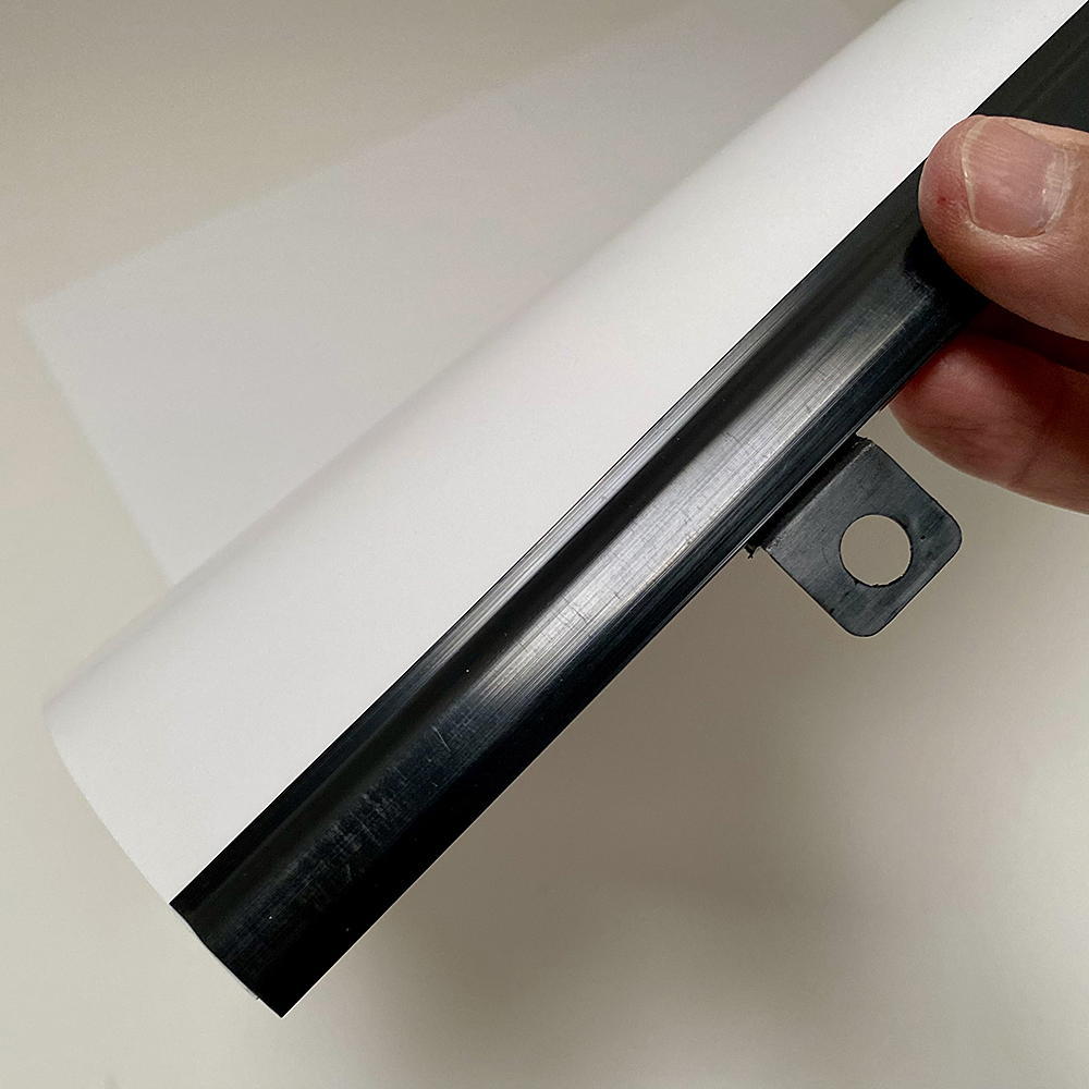 Posterleisten, 2 Stück mit Hängenden Ösen, Schwarz