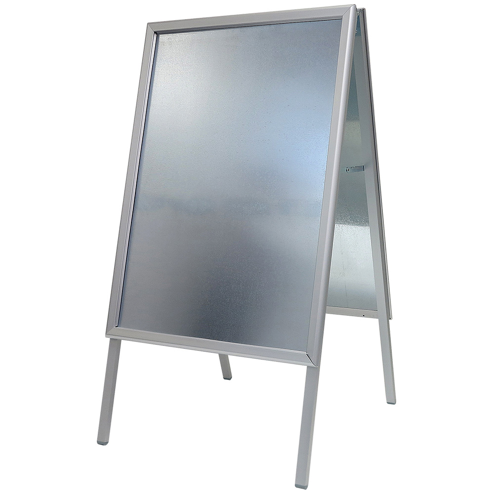Kundenstopper, Alu-Line Standard, 32 mm, Silber