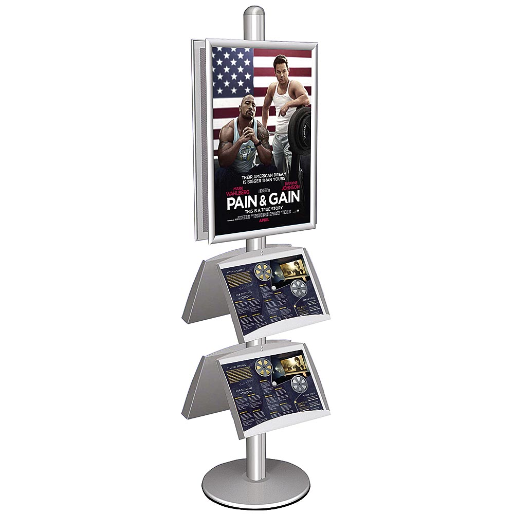 Stahlregal für MULTISTAND, Silber, A3 - 29,7 x 42 cm