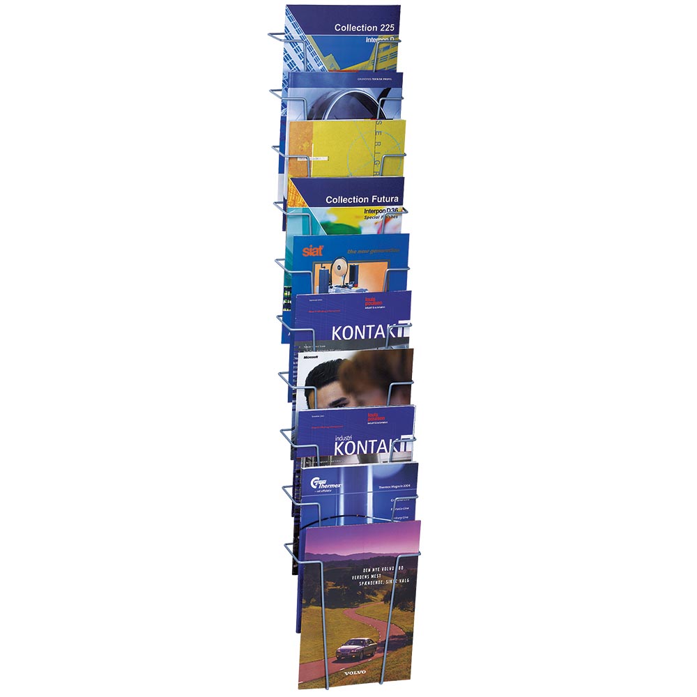 Prospekthalter Aus Draht, Wandmontage