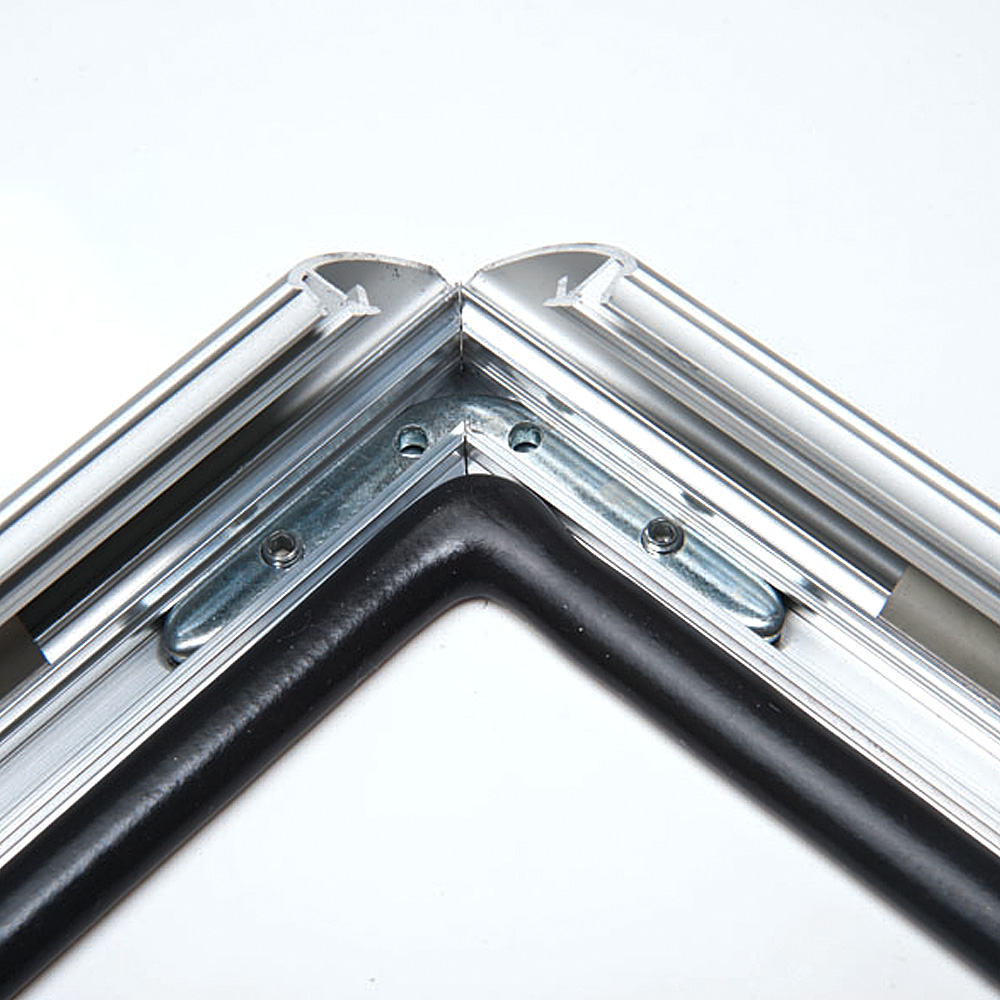 Klapprahmen, Watersafe, 25 mm Aluminiumprofil, Silber