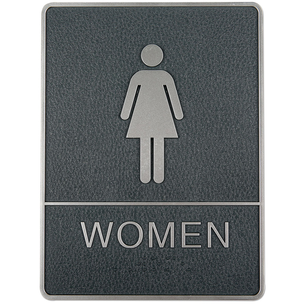 Türschild, Icon, mit Braille-Schrift