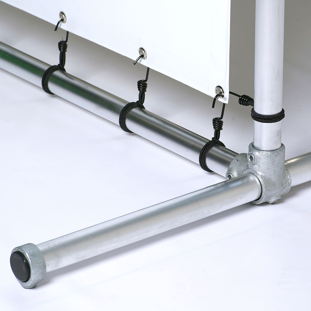 Bannerdisplay, Draußen, Banner Tube Freestanding, Aluminiumrohr 0.3 mm Ø 48 mm