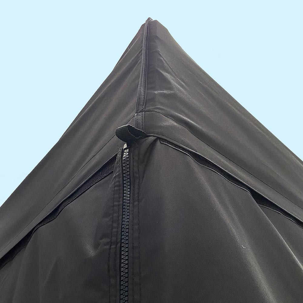 Seite, Event Tent Lux, Schwarz, Ohne Druck
