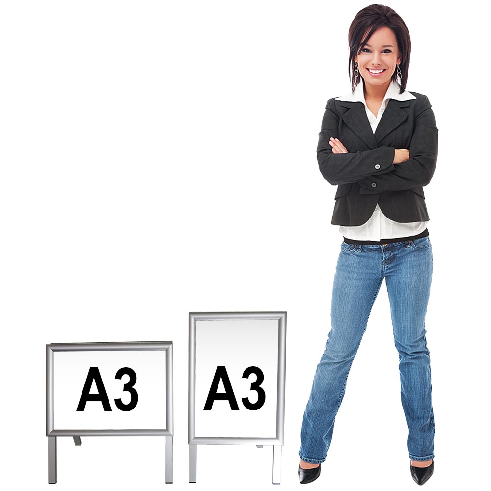 Kundenstopper, Alu Line