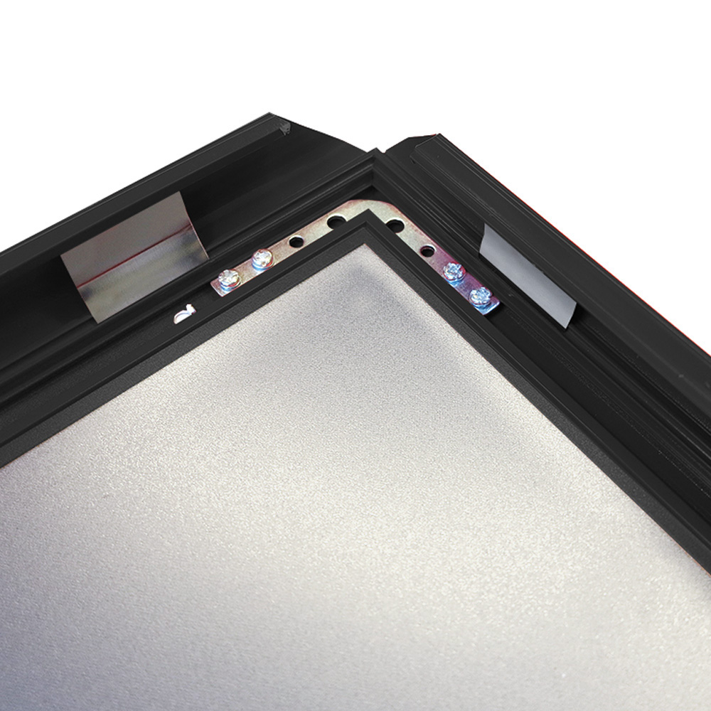 Klapprahmen, 32 mm Profil, Schwarz