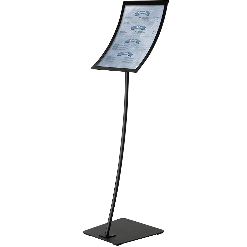 Infoständer, Curved Black