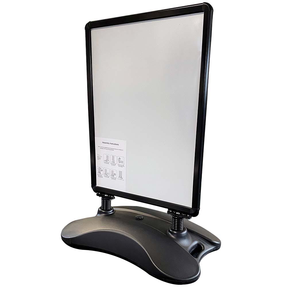 Kundenstopper, Wind-Sign Waterbase Basic, 32 mm, Schwarz