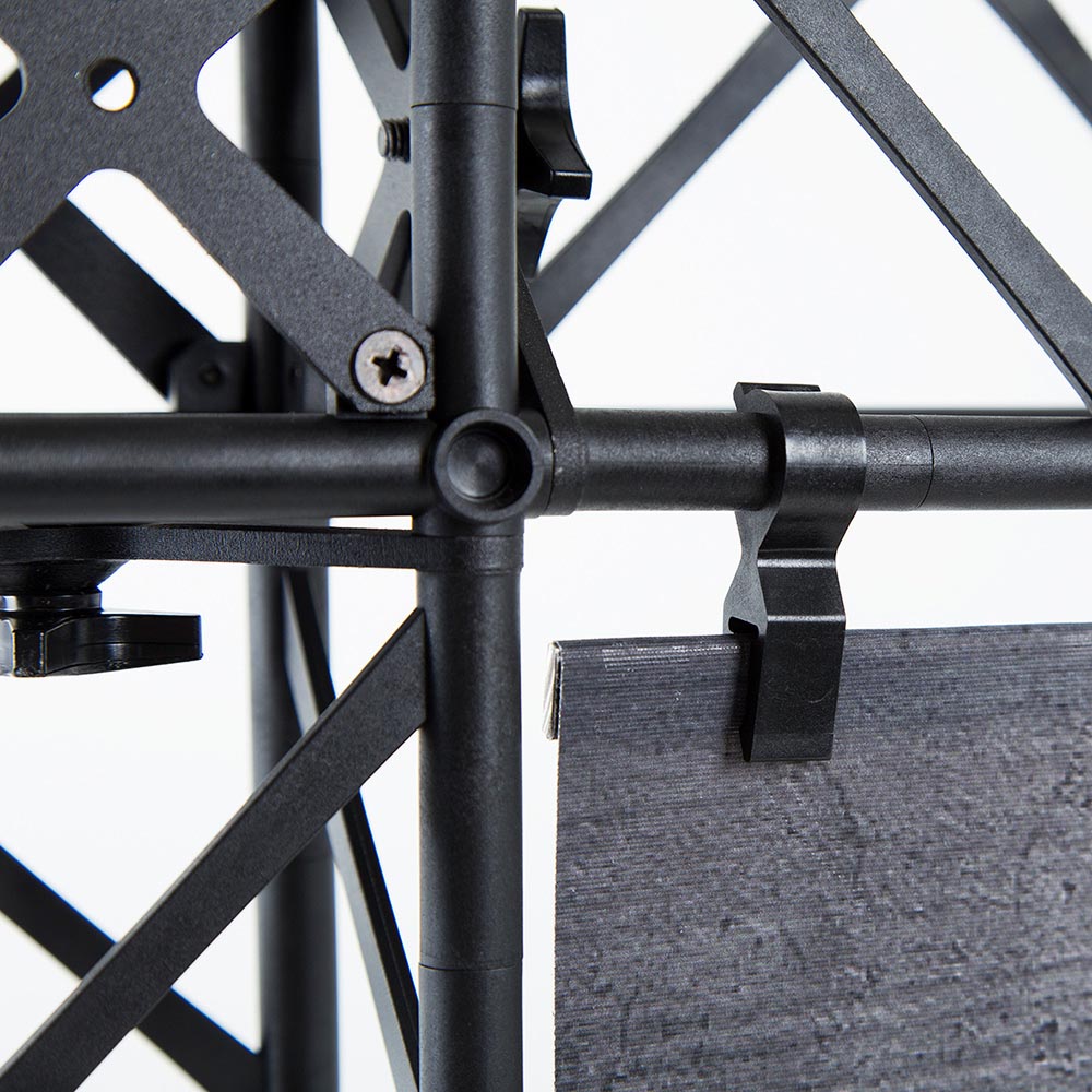 Crown Truss 10 Corner Wall, Schwarz