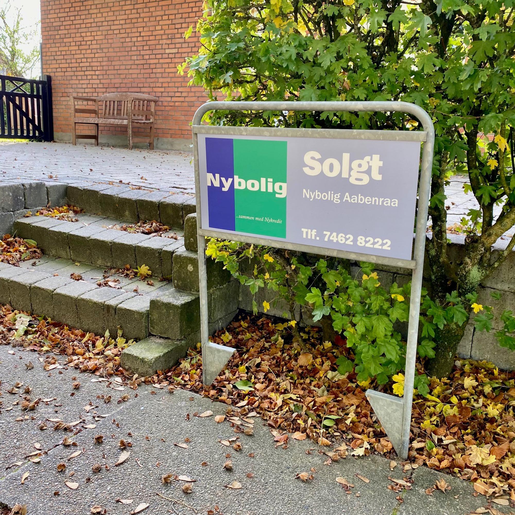 Maklerschild / Gartenschild, Estate Sign Standard, Ohne Druck und ohne Platte