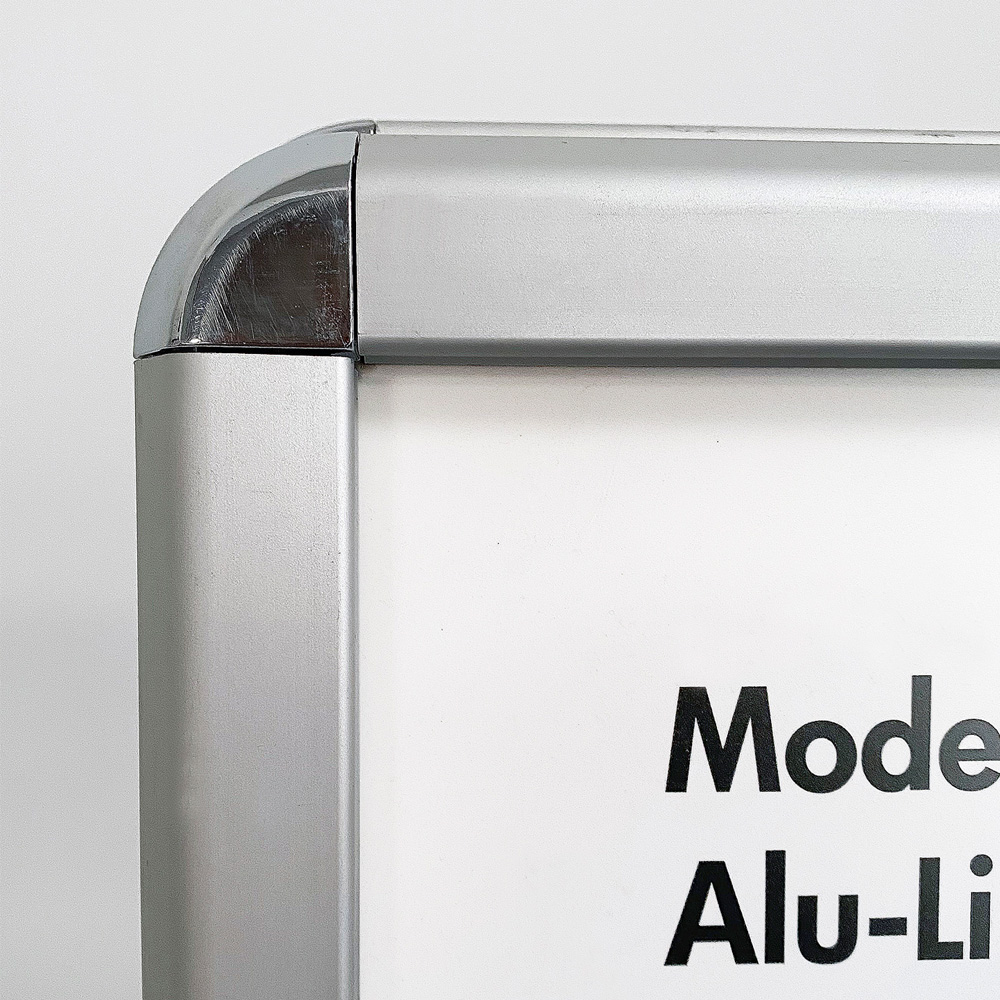 Kundenstopper, Alu-Line Rondo, Silber