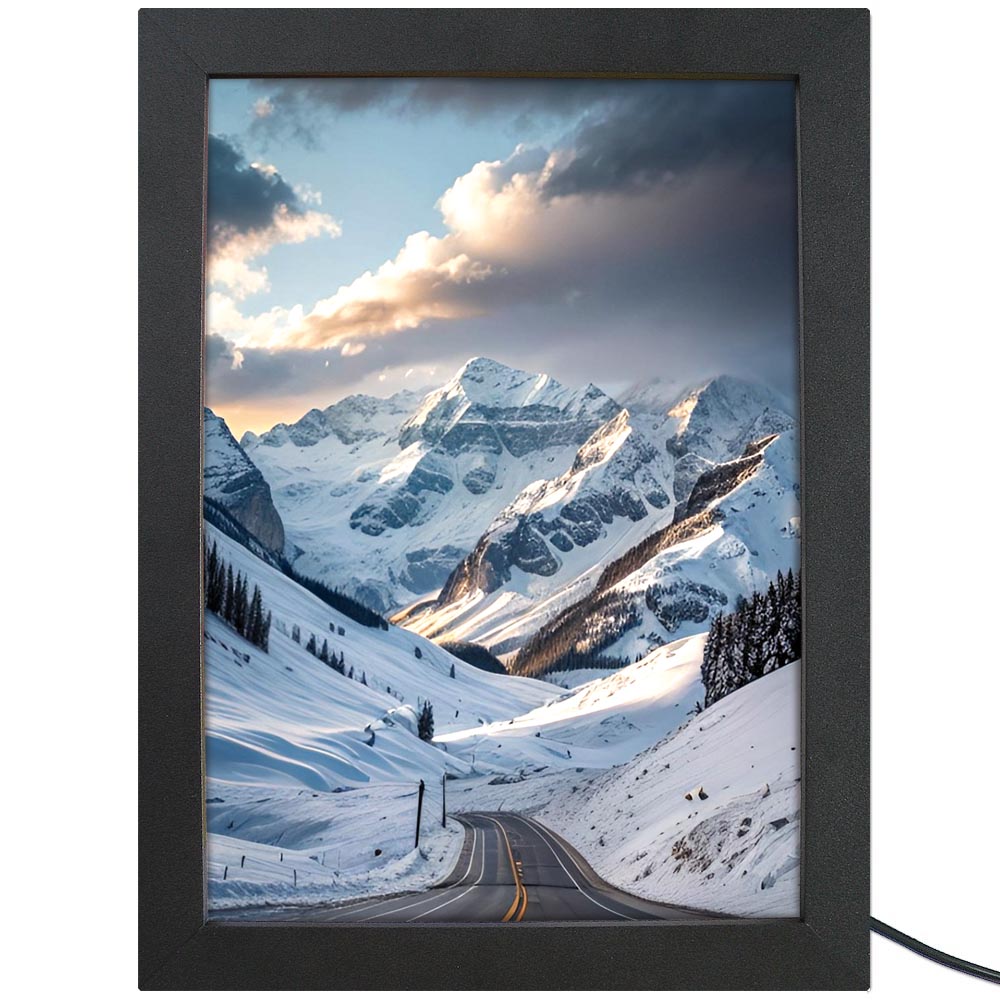 Led-Rahmen, Crown, Einseitiger Rahmen mit Led-Beleuchtung