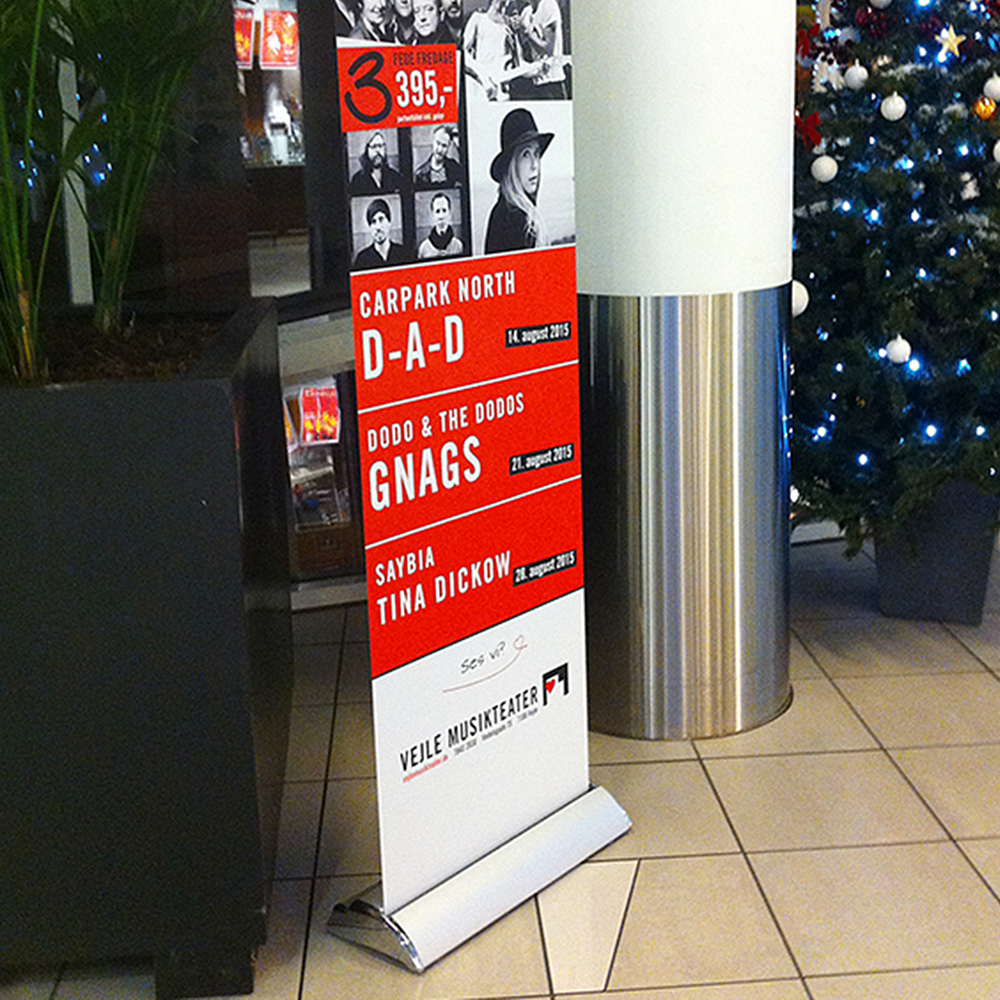 Roll-Up Basic, Deluxe, Einseitig, Aluminium