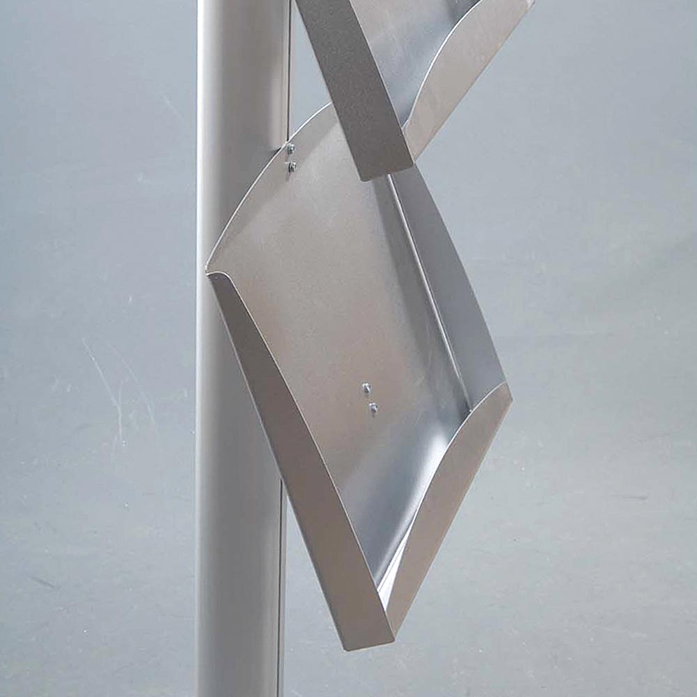Stahlregal für MULTISTAND, Silber, A3 - 29,7 x 42 cm