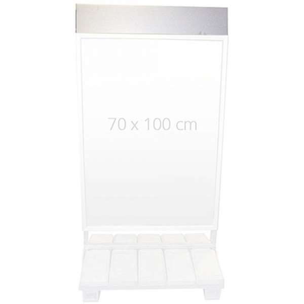 Logoplatte Top für Heavy Outdoor Kundenstopper