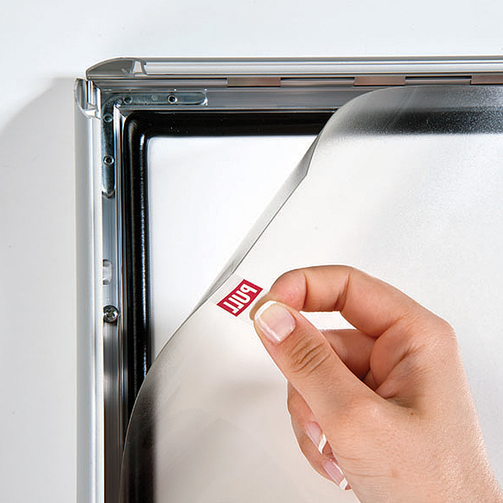 Klapprahmen, Watersafe, 25 mm Aluminiumprofil, Silber