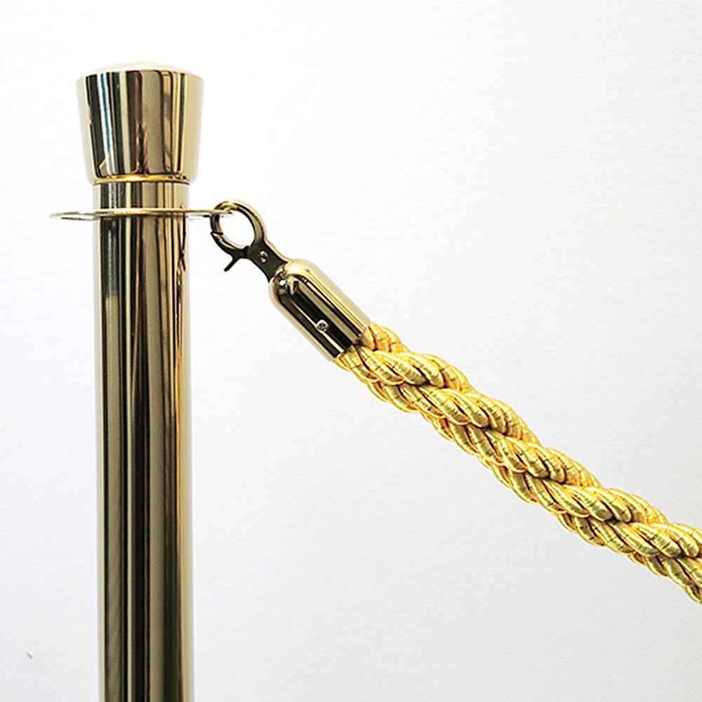 Kordel-Absperrpfosten, Gold
