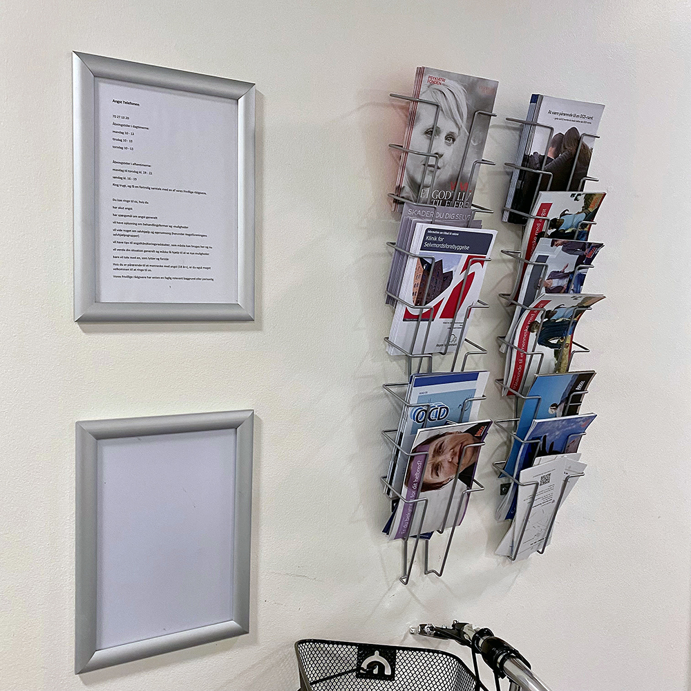 Klapprahmen, 30 mm Aluminiumprofil, Silber
