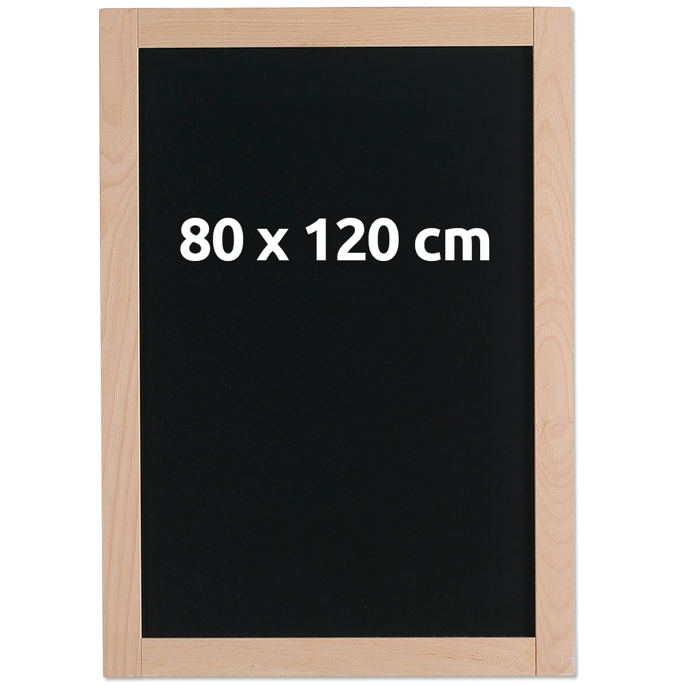 Kreidetafel für Die Wand, Schwarz, 38 mm Holzrahmen