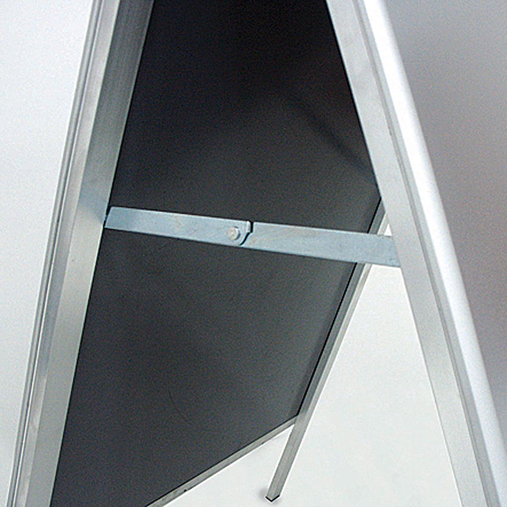 Kundenstopper Alu-Line Budget, Silber, Aluminium, für Den Innenbereich