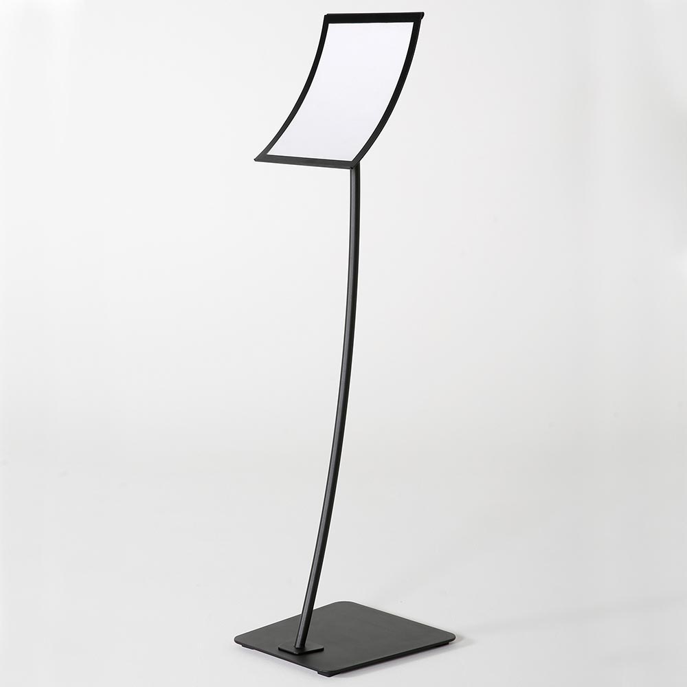 Infoständer, Curved Black