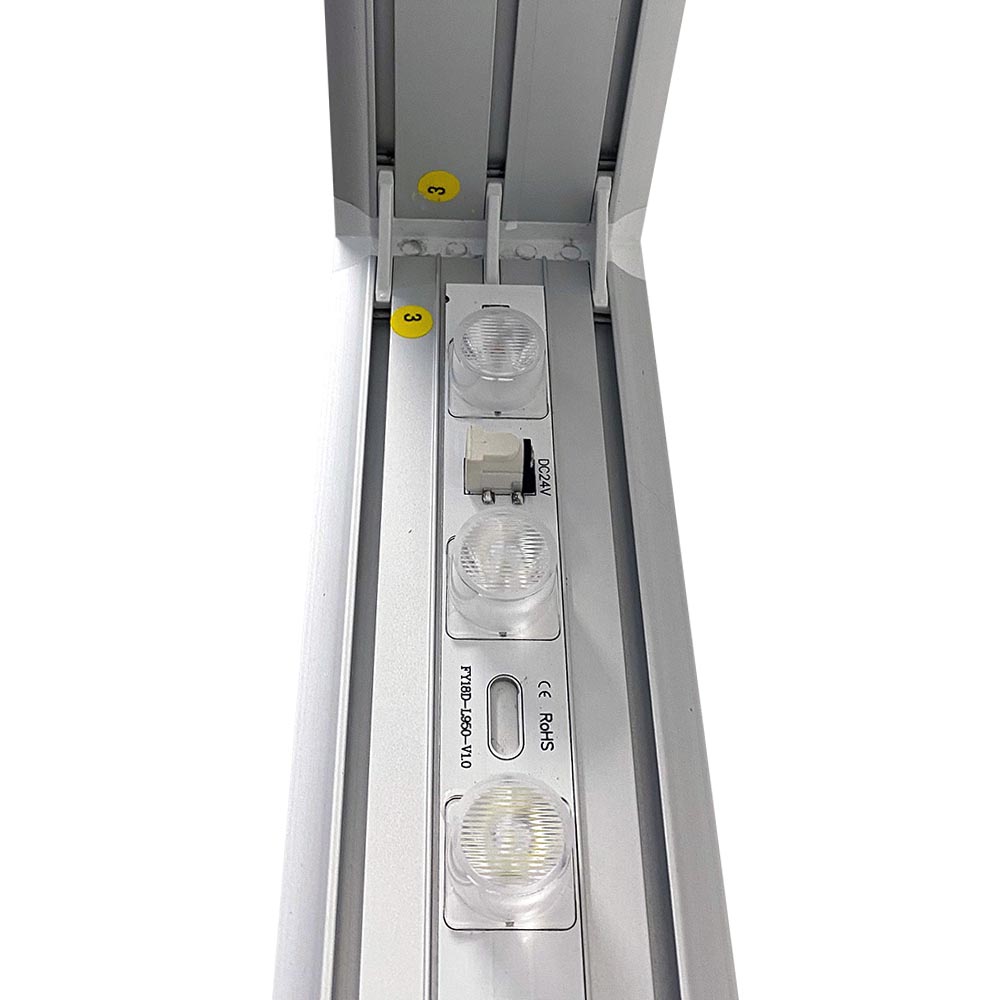 Led Lichtwand, Led-Tex, Doppeltseitig, Led-Beleuchteter Textilrahmen
