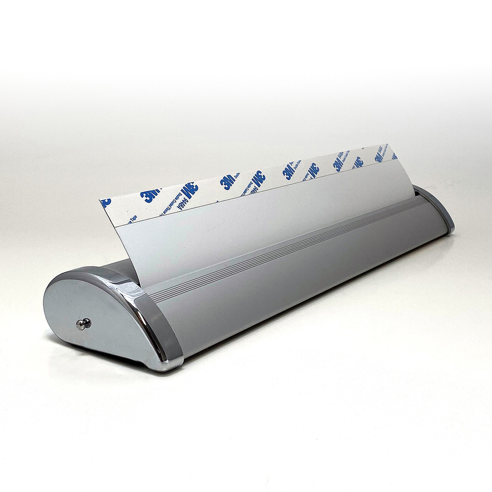 Roll-Up Basic, Mini, Silber, Einseitig, Kassette