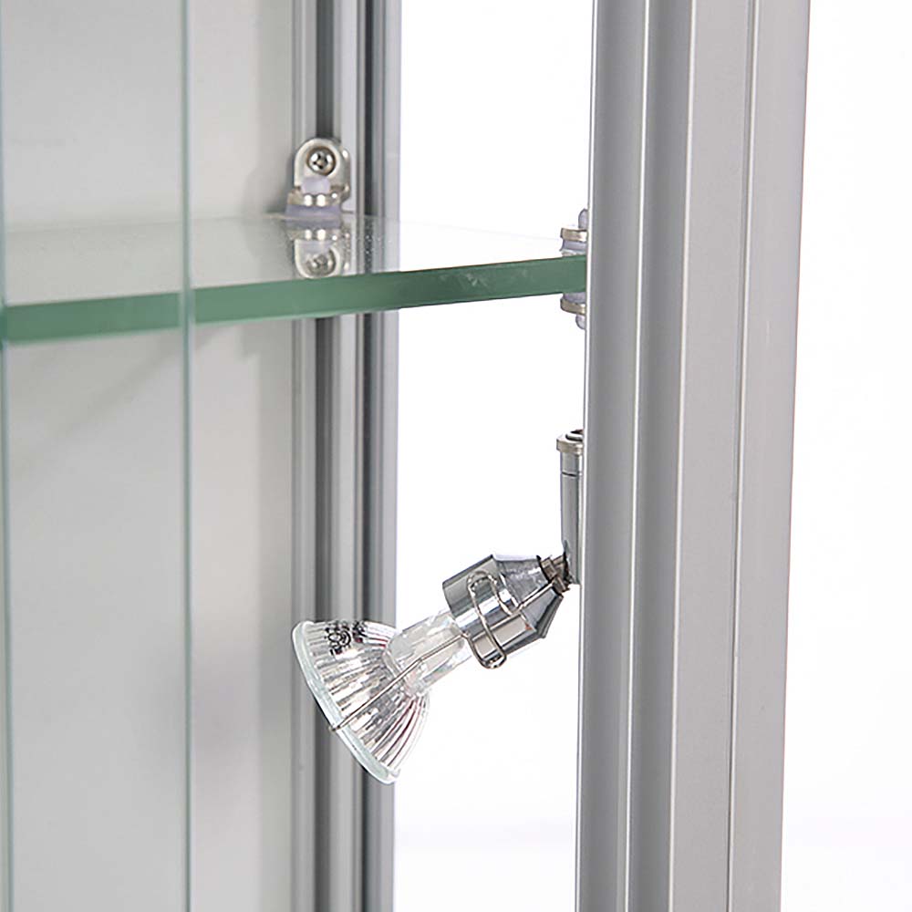 Vitrine, Showcase Wall Duo, LED-Licht, mit Schloss