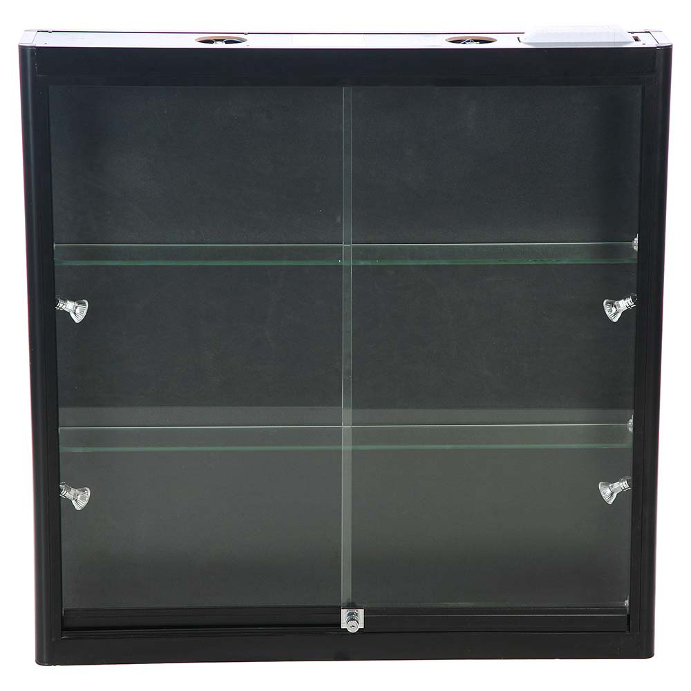 Vitrine, Showcase Wall Duo, LED-Licht, mit Schloss