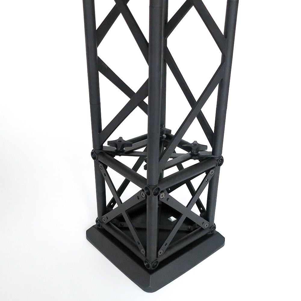 CROWN TRUSS 15 L-shape wall 3 x 3 m, Schwarz