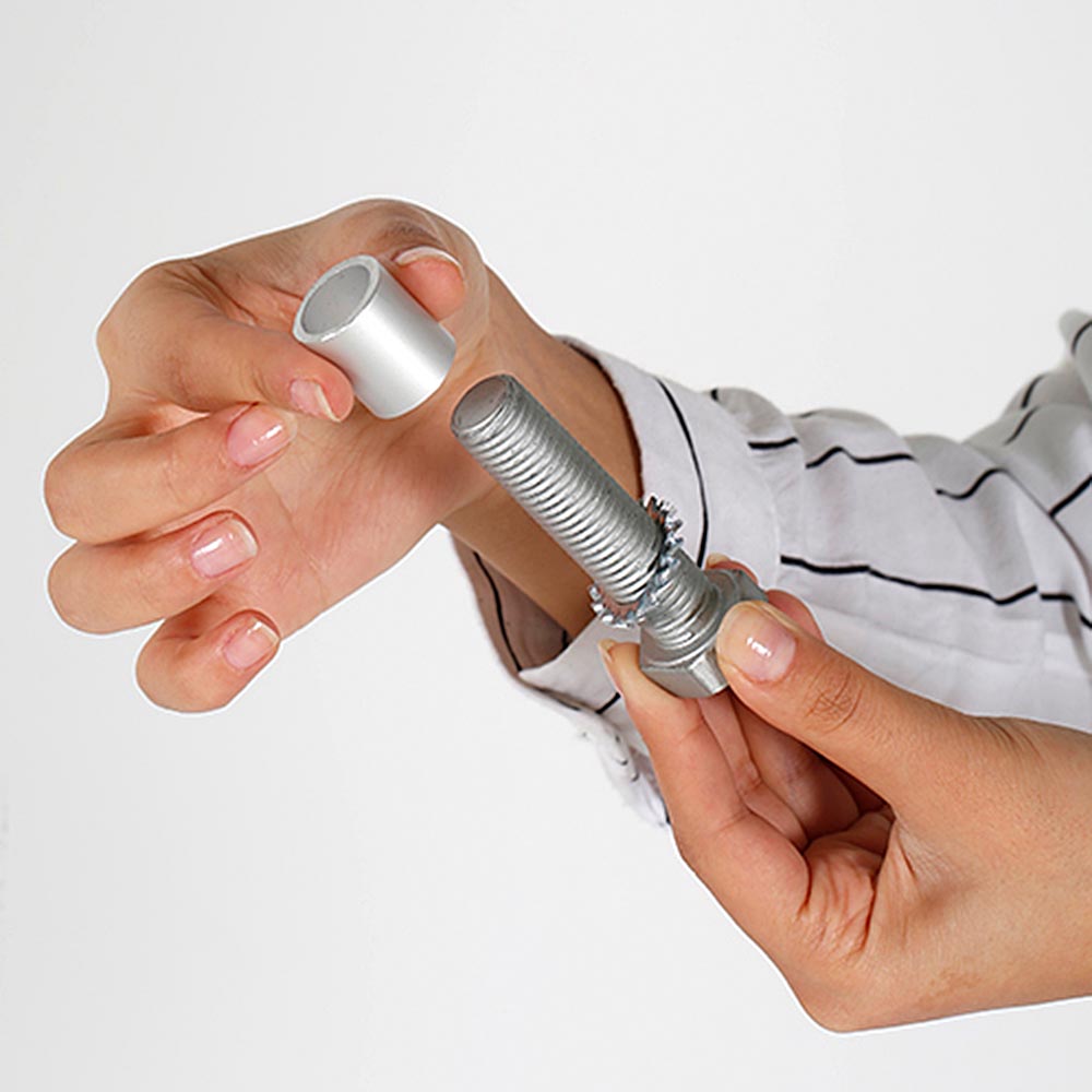 Kundenstopper, Wind-Line Basic, Silber