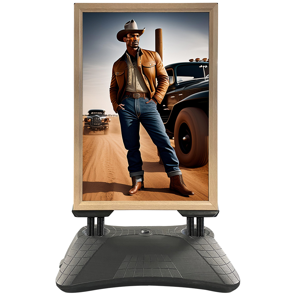 Kundenstopper, Windpro Waterbase, Hellholz, A1