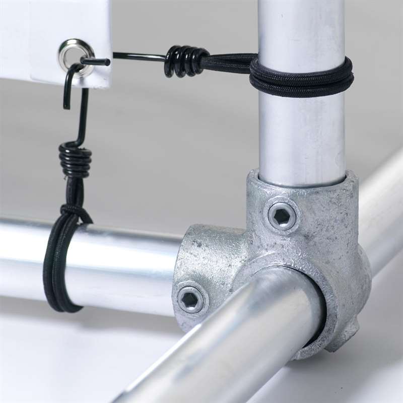 Bannerdisplay, Draußen, Banner Tube Freestanding, Aluminiumrohr 0.3 mm Ø 48 mm