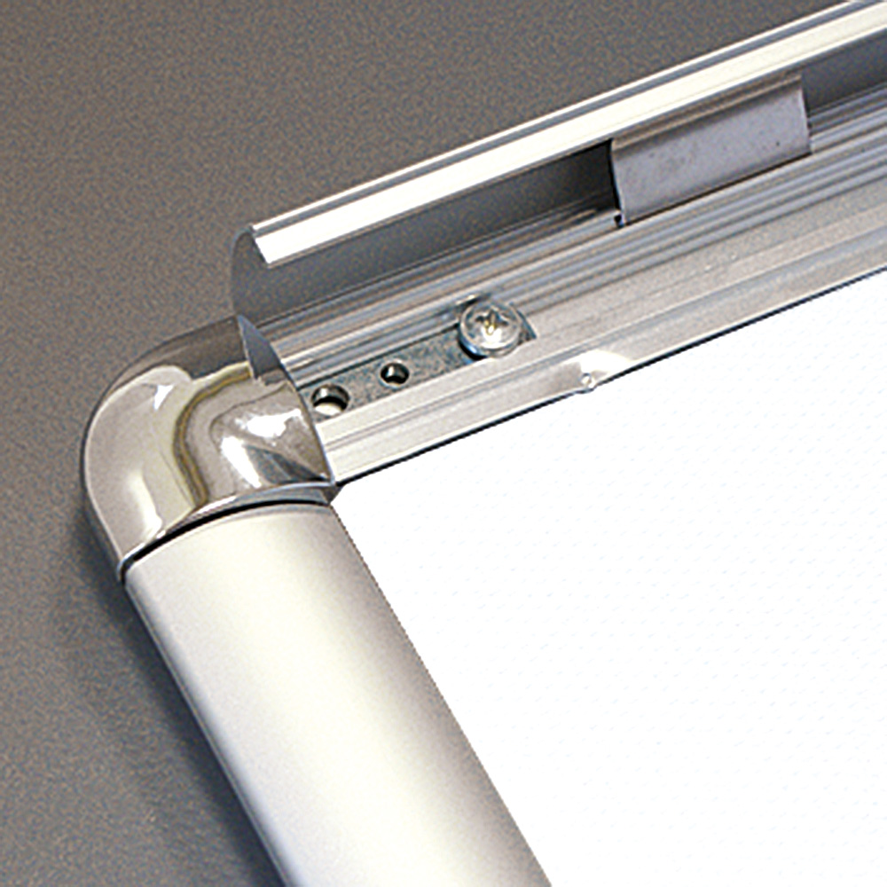 Klapprahmen, Rondo, Silber, 25 mm Aluminiumprofil