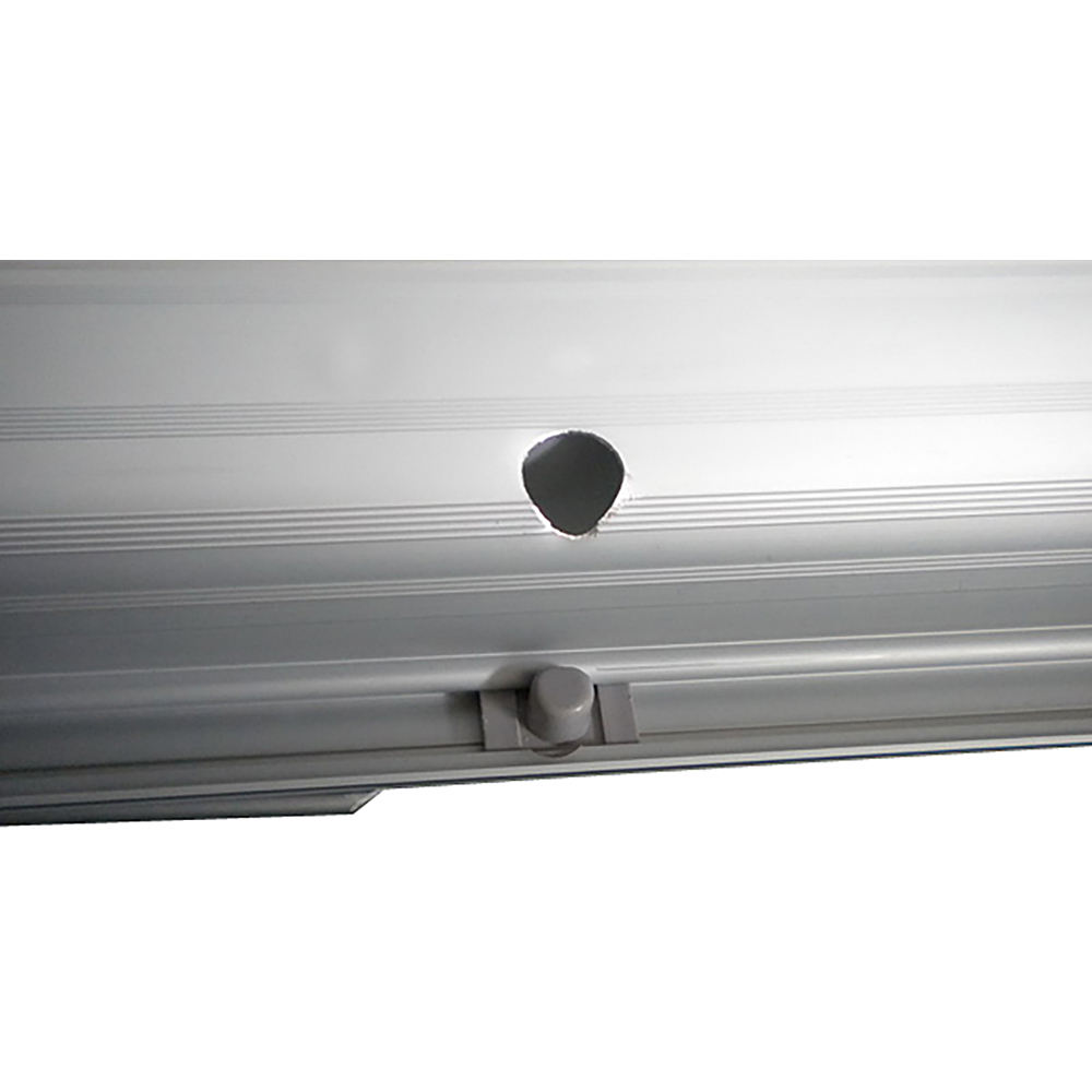 Roll-Up Kassette, Eco, Einseitig, Aluminium/Silber, Inklusive Tasche
