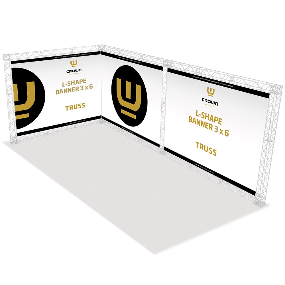 Crown Truss 15 L-Shape Wall 3 X 3 M